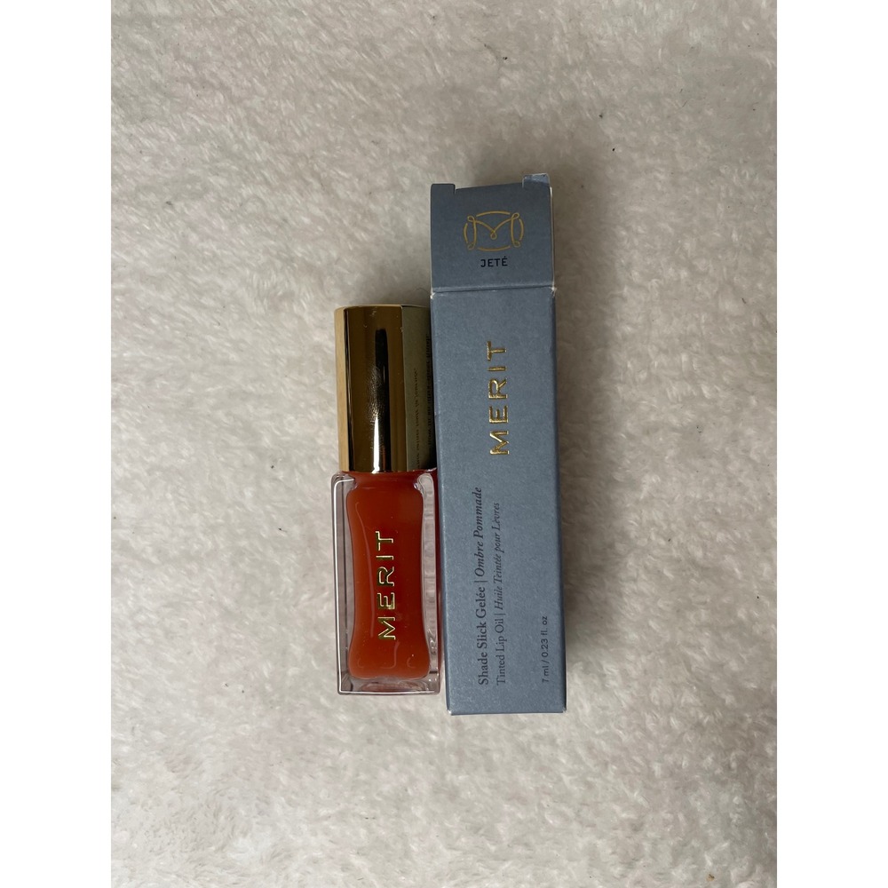Merit Shade Slick Gelee‎ Tinted Lip Oil Jete Sheer Orange 7ml 0.23 fl oz